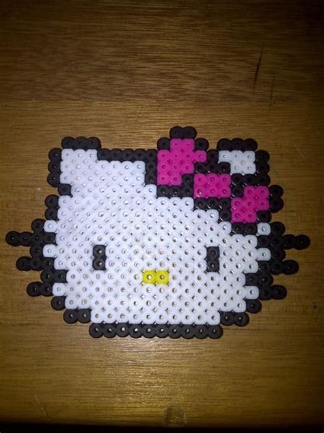 Perler Beads Hello Kitty Perler Beads Perler Beads Designs Hama