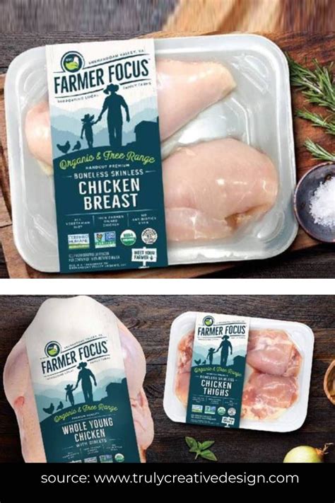 Farmer Focus Chicken Packaging Design Food Packaging Grocery Foods