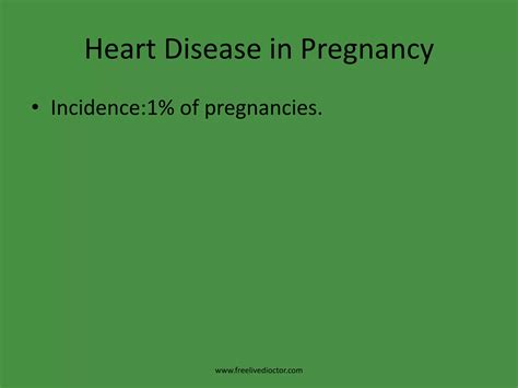 Heart Disease In Pregnancy Ppt