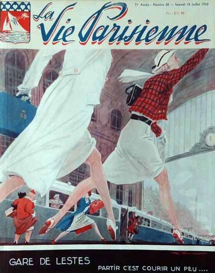 La Vie Parisienne 1933 Gare De Lestes Sex Appeal Mad Men Art Vintage Ad Art Collection