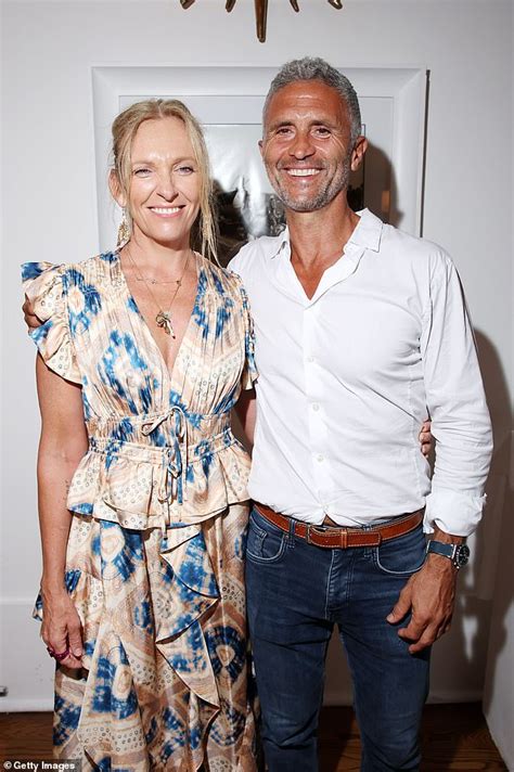 Toni Collette Looks Sensational In Orange Bikini As She Cools Off In Italy While Temperatures