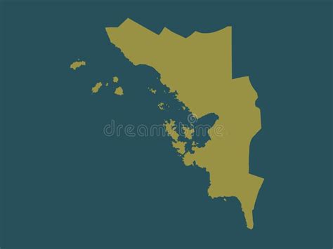 Samar Philippines Solid No Legend Stock Illustration Illustration