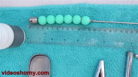 Female Masturbate Her Pee Hole With A Huge Dildo Of Balls