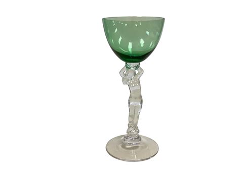 Lot Cambridge Nude Stem Tall Forest Green Oz Cocktail