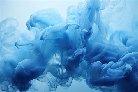 ink flowing smooth smoke blue  photo rawpixel