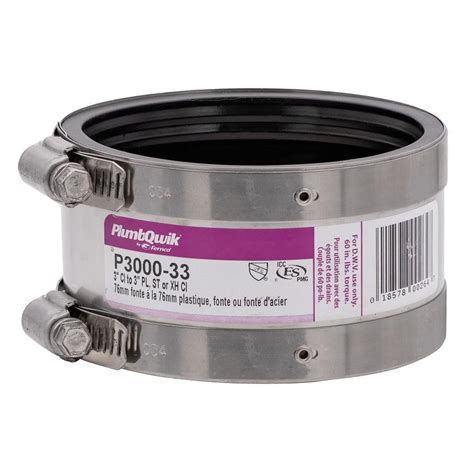 Fernco Proflex In Neoprene Shielded Coupling P The Home Depot