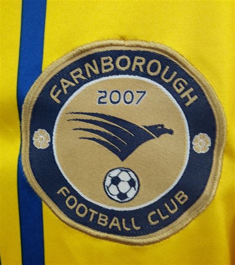 Farnborough Fc Home Football Shirt 2011 2012 Sponsored By Medion