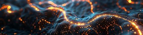 Electric Arcs Forming Intricate Glowing Fractal Patterns In A Hightech
