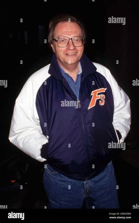 Larry King Circa 1980s Credit Ralph Dominguezmediapunch Stock Photo