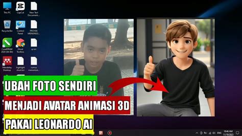 Tutorial Membuat Avatar D Dari Foto Sendiri Menggunakan Ai Tutorial