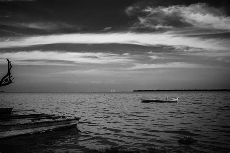 Lake Boat Monochrome Free Photo On Pixabay Pixabay