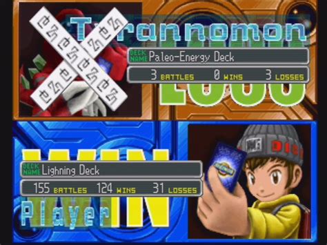 Screenshot Of Digimon Digital Card Battle Playstation Mobygames