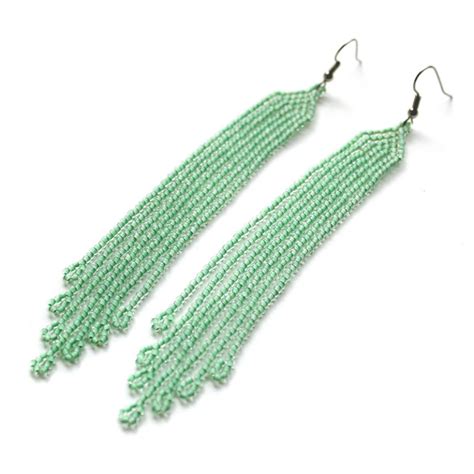 Купить стильные повседневные серьги из бисера | Современная бижутерия ...