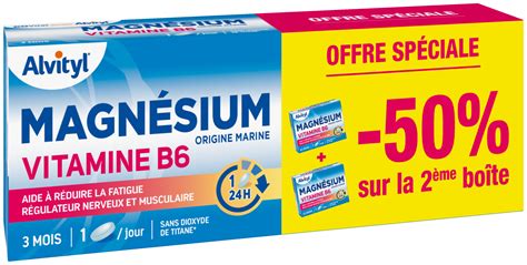 Alvityl Magn Sium Vitamine B Lot De R Duire La Fatigue Et Stress