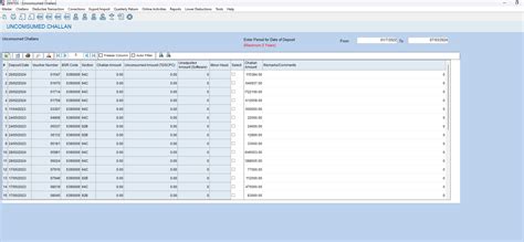 Unconsumed Challan Retrieval Through Software