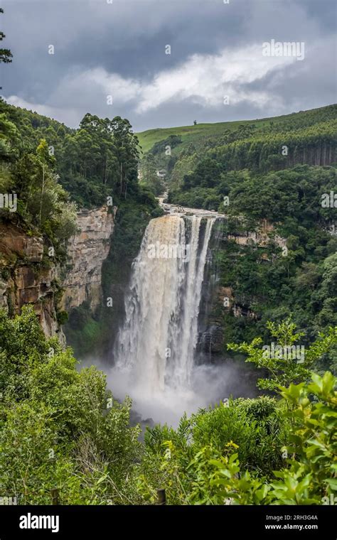 Karkloof waterfall in midlands meander KZN south africa Stock Photo - Alamy