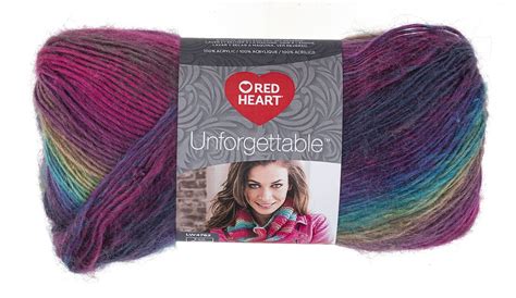 Red Heart Unforgettable Yarn Stained Glass 3 5oz 100g Medium Acrylic