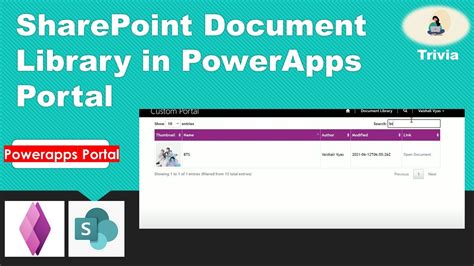 Sharepoint Document Library In Powerapps Portal Sharepoint Files In Powerapps Portal Youtube