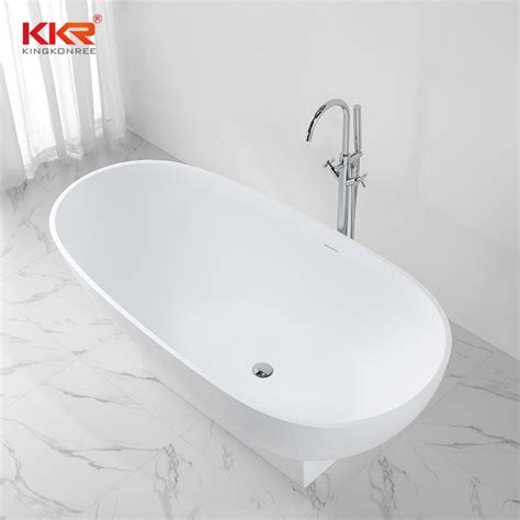 Sanitary Ware 1 8m Artificial Stone Resin Solid Surface Freestanding