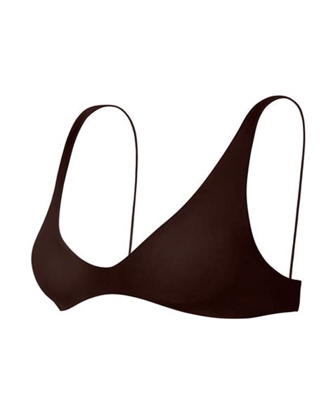 Chocolate Brown Scoop Bikini Top Scoop Ark Swimwear