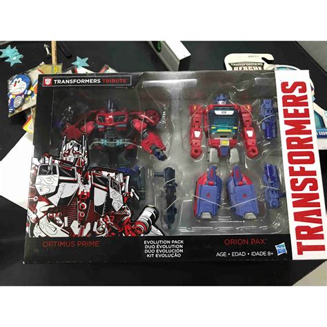 Hasbro Transformers Tribute Evolution Pack Optimus Prime Vs Orian Pax