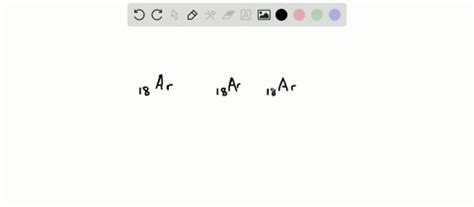 SOLVED:The element argon has three naturally occurring isotopes, with ...