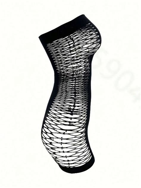 Pc Women S Sexy Netting Mini Bodycon Dress Hollow Out Sleepwear Dress With Straps Lingerie Set