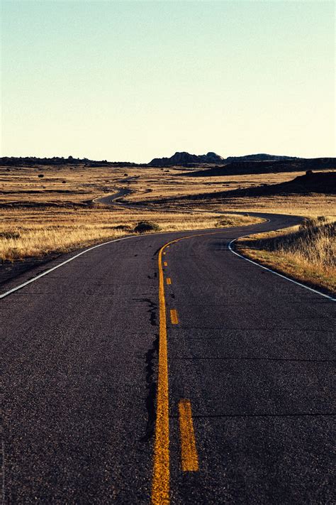 Winding Road At Sunset Del Colaborador De Stocksy Vero Stocksy