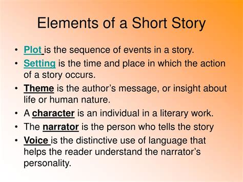 🎉 Elements of a good short story. What Are the Five Elements of a Short Story?. 2019-01-20