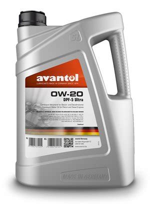 0W-20 DPF-5 Ultra Автомобилно Моторно Масло | Avantol.bg