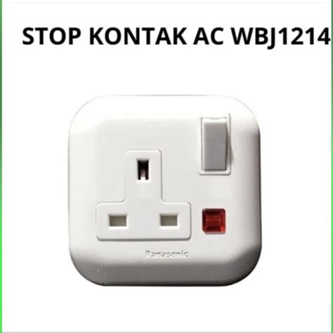 jual stop kontak ac panasonic wbj wide seris colokan ac kaki
