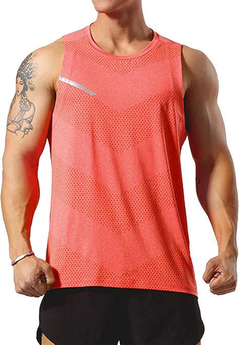 GYMAPE Herren Sportlich Trainieren Tanktops Ärmellos Muskel Laufshirts