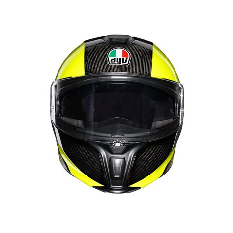 Kask motocyklowy szczękowy AGV SPORTMODULAR AGV E05 MULTI PLK YELLOW