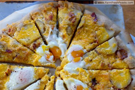 Farm Fresh Feasts Bacon Egg And Potato Pizza