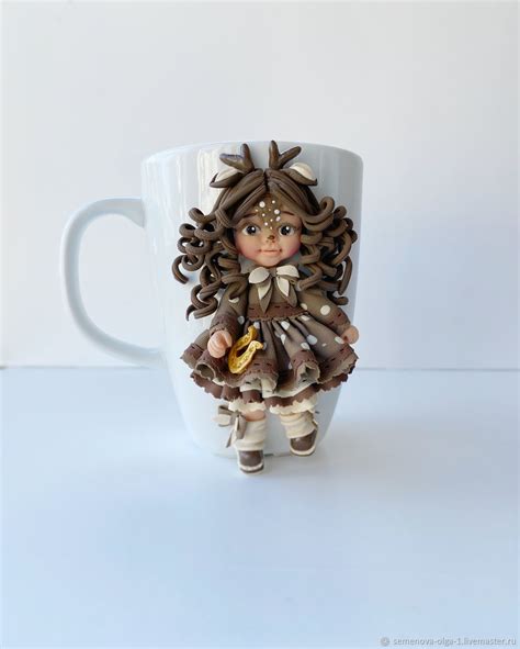 Кружка для девочки Куколка - Оленёнок в интернет-магазине Ярмарка ...