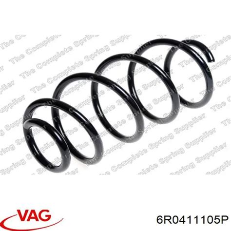 6R0411105P VAG пружина передняя