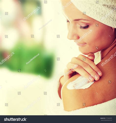 Skincare Concept Back Beautiful Nude Woman Stock Photo Shutterstock