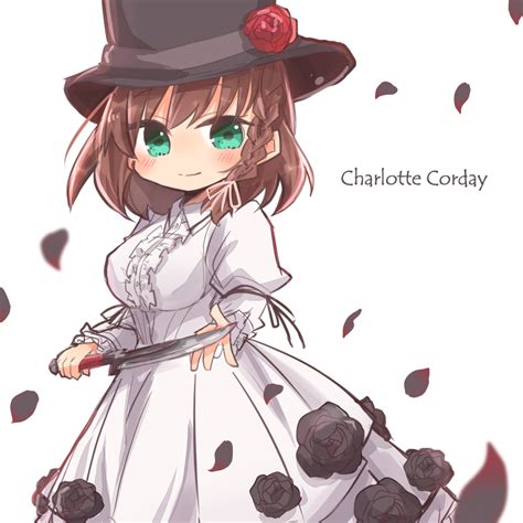 Safebooru 1girl Braid Brown Hair Character Name Charlotte Corday