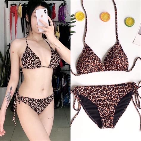 Bikini M Nh Tam Gi C Basic D Y D I T Do T O Ki U Full M U B S U T P Bikini Shopee Vi T Nam