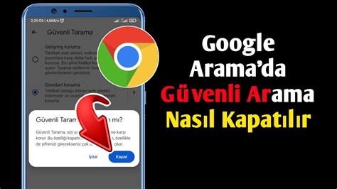 Mobil Cihazda Google G Venli Arama Nas L Kapat L R Google