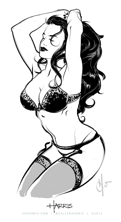 Black Lingerie Allen Harris Art Design