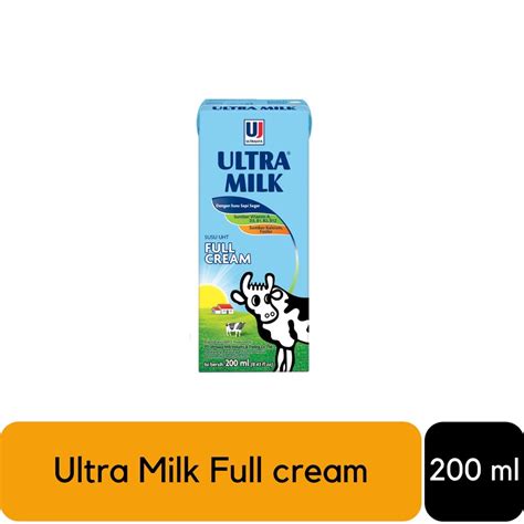 Jual Susu Ultra Milk UHT 200 Ml All VArian UltraMilk 200 Ml Shopee