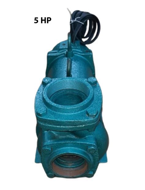 5 Hp Three Phase Horizontal Openwell Submersible Pump Discharge Outlet