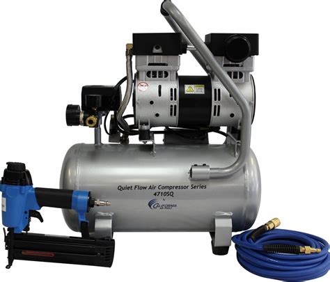 California Air Tools 47 Gal Quiet Air Compressor Bundle With Brad Nail