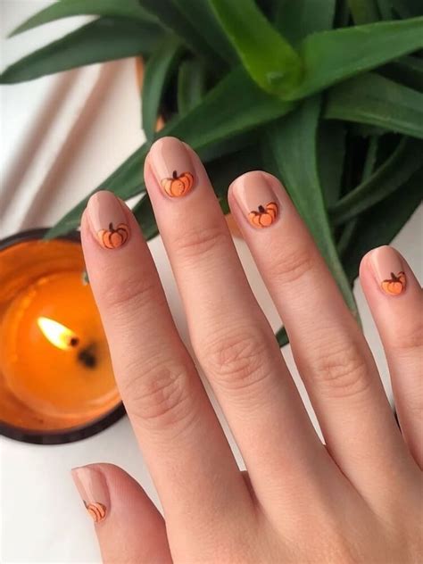 Stunning Pumpkin Nails To Welcome Fall In Style Kbeauty Addiction