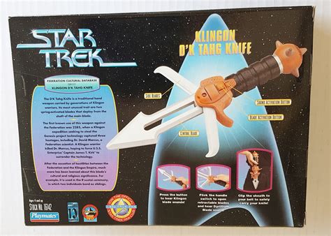 STAR TREK KLINGON D'k Tahg Knife New In Box 1997 Tv Toy | Etsy