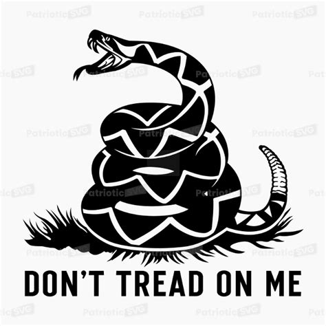 Don T Tread On Me Patriotic Svg