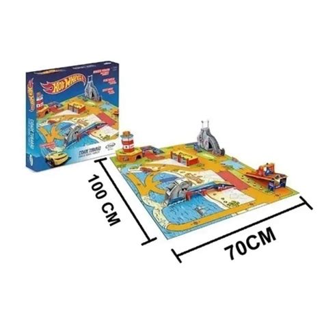 Pista Cidade Hot Wheels Tubar O Em Madeira Playset Pe As Xalingo Em Promo O Na Americanas