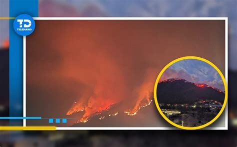 Incendio Forestal De Tetela De Ocampo Causa Temor A La Poblaci N