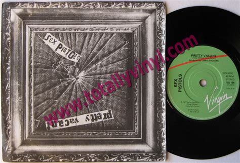 Totally Vinyl Records Sex Pistols Pretty Vacant No Fun Inch Picture Cover